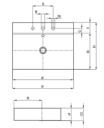 Bản vẽ Chậu rửa lavabo đặt bàn KALDEWEI SILIENIO 3042-3915