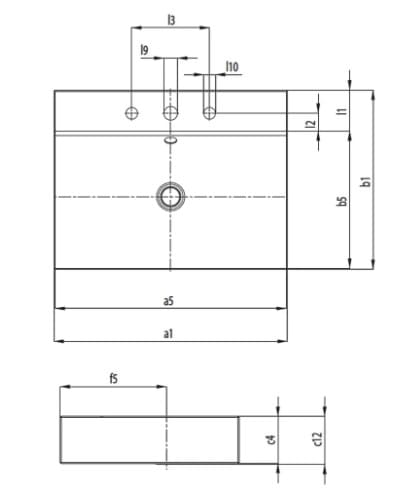 Bản vẽ Chậu rửa lavabo đặt bàn KALDEWEI SILIENIO 3043-3915