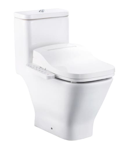 Bồn Cầu 1 Khối nắp điện tử ROCA A34947500C