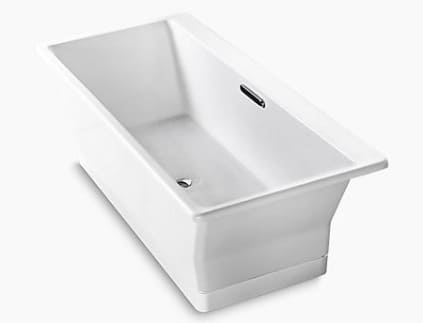 Bồn tắm đặt sàn gang tráng men Reve Kohler K-16497T-0