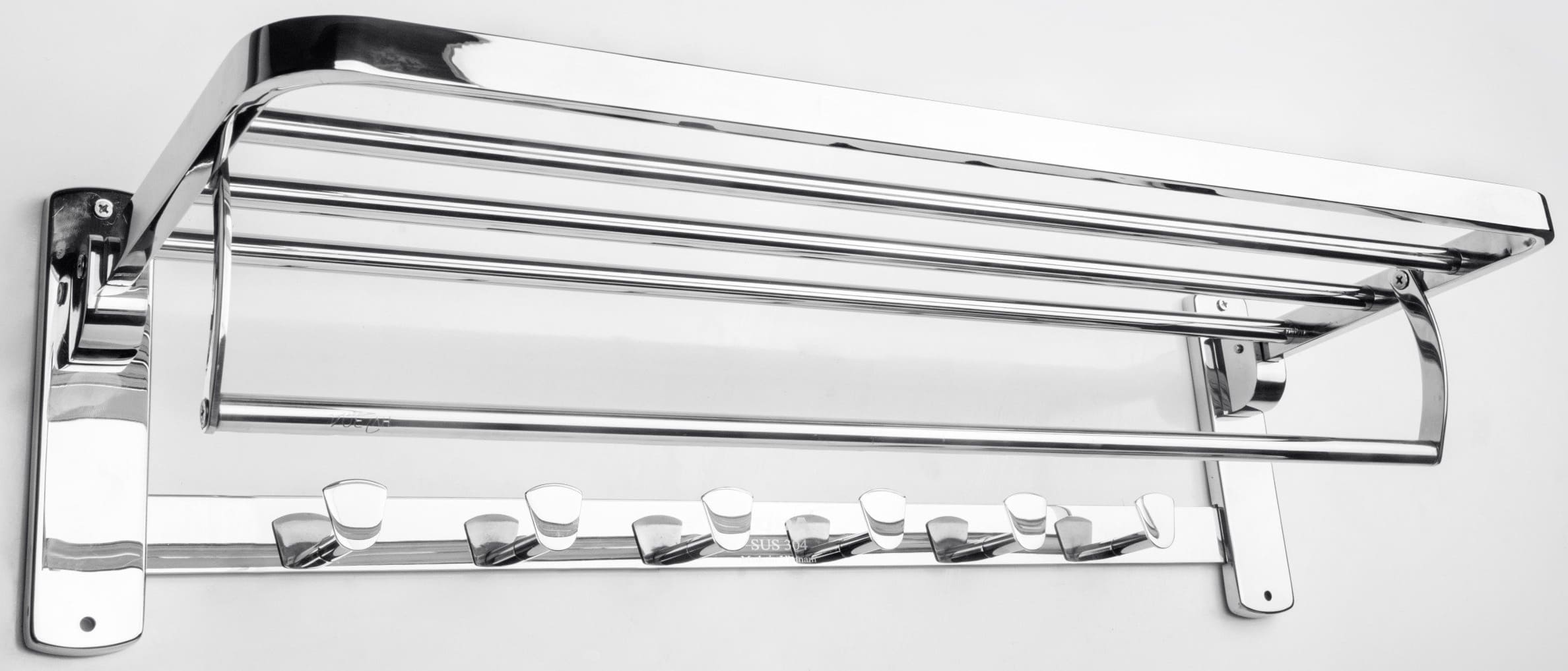 Vắt khăn giàn đa năng kèm móc áo Toda TD5906