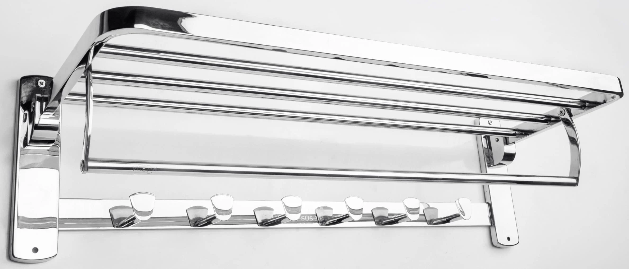 Vắt khăn giàn đa năng kèm móc áo Toda TD5906