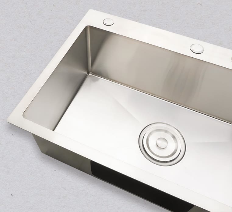 Hình ảnh thực tế chậu bếp đúc 1 hố Tadico LUX.D.70.45.3.140