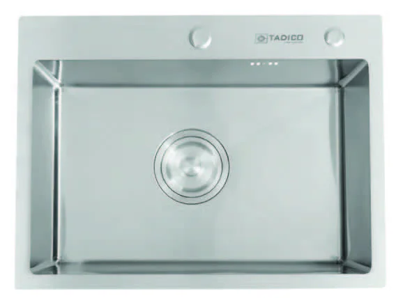 Chậu rửa bát inox 1 hố Tadico LUX.D.60.45.2