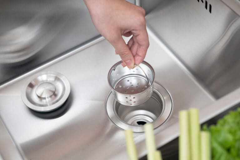 Hình ảnh thực tế chậu bếp đúc 2 hố Tadico LUX.C.82.48.3.GB1