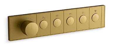 Bộ điều khiển cảm biến nhiệt sen âm tường 5 đầu ra Kohler K-26349T-9-CP