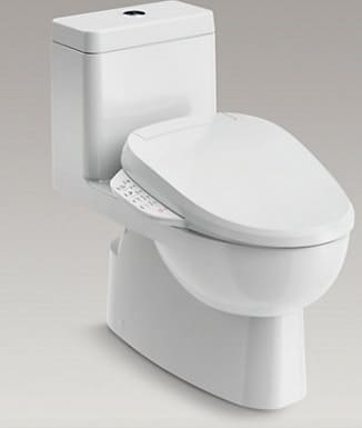 Bồn Cầu Hai Khối Nắp Thông Minh Kohler K-3983K-HC-0