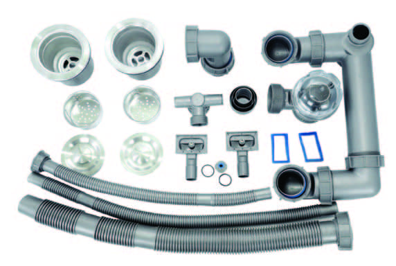 Xi phông chậu bếp 2 hố Tadico XP2.OC.110.2