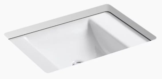 Chậu rửa gang tráng men âm bàn Kohler LEDGES K-2838-0