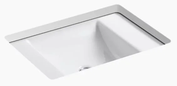 Chậu rửa gang tráng men âm bàn Kohler LEDGES K-2838-0