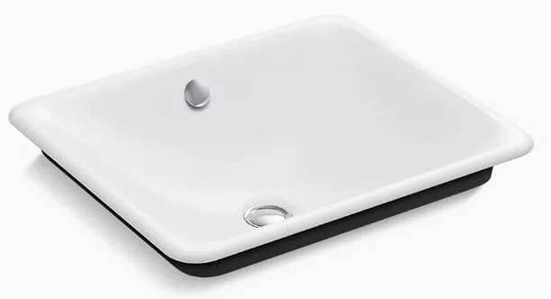 Chậu rửa gang tráng men đặt bàn Kohler IRON PLANIN K-5400-P5-0