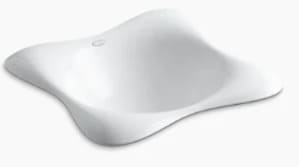 Chậu rửa gang đúc tráng men dương vành Kohler Dolce Vita K-2815T-0