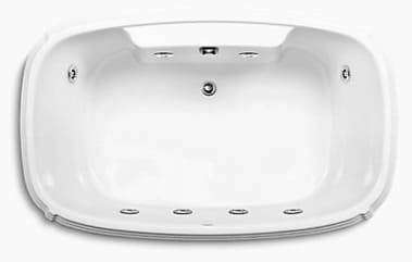 Bồn tắm thủy lực massage đặt lóng 1.7m Kohler Portrait K-1457T-0