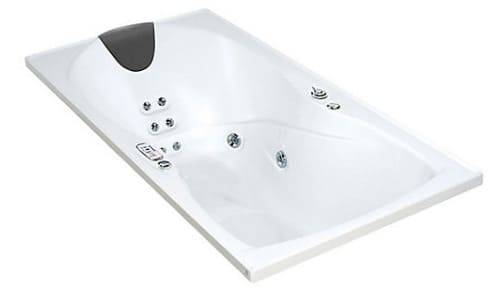 Bồn tắm thủy lực massage hệ thống kép hình chữ nhật Kohler EVORA K-18748X-0