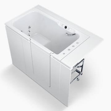 Bồn tắm thủy lực massage có cửa ra vào, cửa mở bên trái Kohler Belay K-23769T-LCP-0