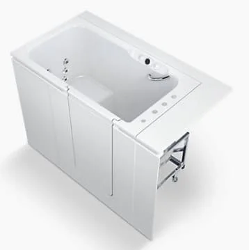 Bồn tắm thủy lực massage có cửa ra vào, cửa mở bên trái Kohler Belay K-23769T-LCP-0