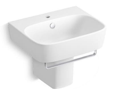 Chậu rửa chân lửng, 1 lỗ gắn vòi Kohler ModernLife K-77770K-0