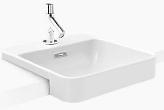 Chậu rửa bán âm bàn có lỗ gắn vòi Kohler Forefront K-98930X-1-0