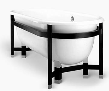 Bồn tắm đặt sàn gang tráng men 1.7m Kohler Cleo Tellieur K-1869T-0