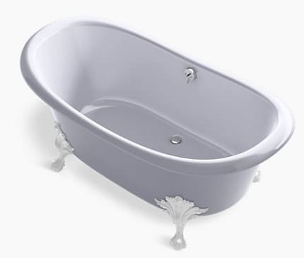 Bồn tắm đặt sàn gang tráng men 1.6m Kohler Artifacts K-21000T-GRL
