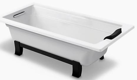 Bồn tắm đặt sàn gang tráng men 1.7m Kohler Archer K-45595T-0