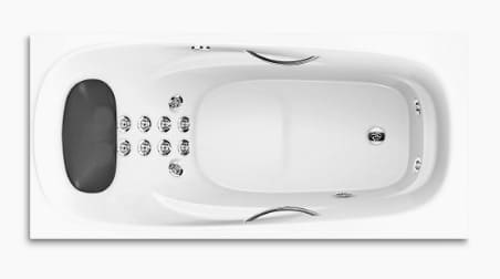 Bồn tắm thủy lực massage đặt lòng 1.6m Kohler Karess K-76441H-NWGR-0