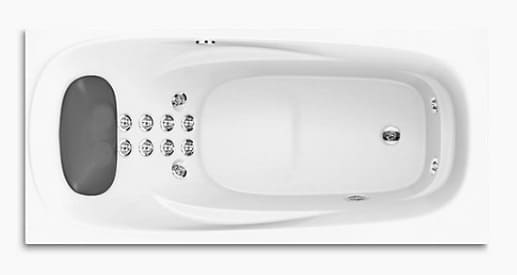 Bồn tắm thủy lực massage đặt lòng Kohler Karess K-76442H-NW-0