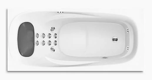 Bồn tắm thủy lực massage đặt lòng Kohler Karess K-76442H-NW-0