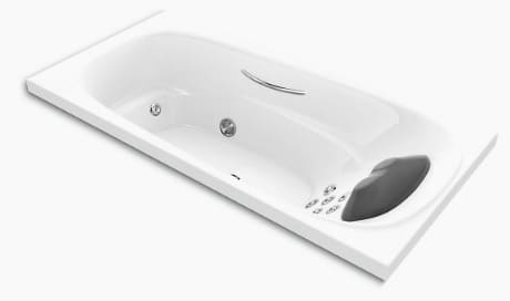 Bồn tắm thủy lực massage đặt lòng kèm tay vịn 1.7m Kohler Karess K-76442H-NWGR-0