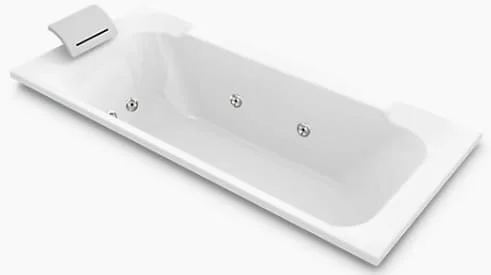 Bồn tắm thủy lực massage đặt lòng 1.7m Kohler Doble K-77701K-NW-0