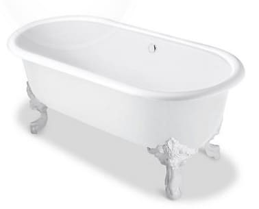 Bồn tắm đặt sàn gang tráng men 1.7m Kohler Cleo K-11195T-0