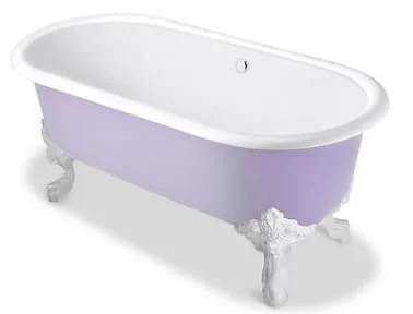Bồn tắm đặt sàn gang tráng men 1.7m Kohler Cleo K-11195T-RT