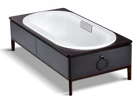 Bồn tắm đặt sàn gang tráng men 1.8m Kohler Ming K-20194T-0