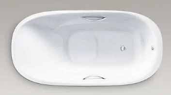 Bồn tắm đặt sàn hình bầu dục 1.8m Kohler Karess K-23045T-0