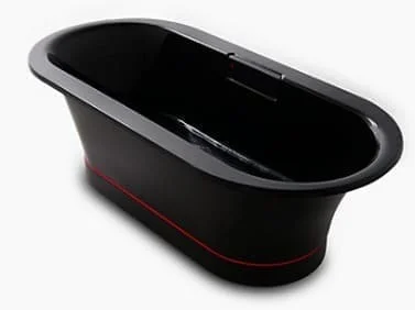 Bồn tắm đặt sàn gang tráng men kèm thanh vịn 1.5m Kohler Volute K-23746T-GR-7 