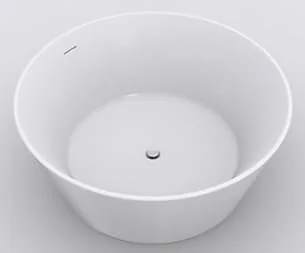 Bồn tắm đặt sàn hình tròn 1.5m Kohler EVOK K-25163T-0