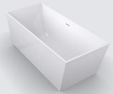 Bồn tắm đặt sàn hình chữ nhật 1.3m Kohler EVOK K-25164T-0