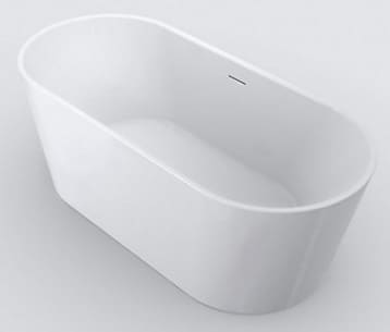 Bồn tắm đặt sàn hình bầu dục 1.7m Kohler EVOK K-25165T-0