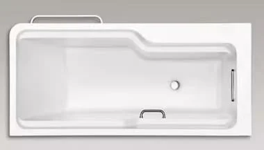 Bồn tắm đặt lòng đặt góc trái 1.5m Kohler Aleutian K-99021T-0