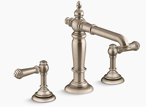 Vòi chậu rửa điều chỉnh kép dạng thanh Kohler Artifacts K-76033T-4-BV