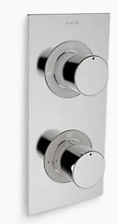 Mặt nạ 2 chiều cảm biến nhiệt âm tường Kohler K-99865T-9-CP
