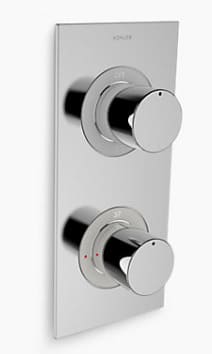 Mặt nạ 3 chiều cảm biến nhiệt âm tường Kohler K-99866T-9-CP