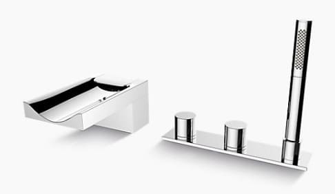 Vòi sen bồn tắm gắn thành bồn cảm biến Kohler K-99874T-B9-CP