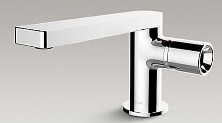 Vòi chậu rửa tay chỉnh đơn đặt bên thân vòi Kohler Composed K-73050T-B7