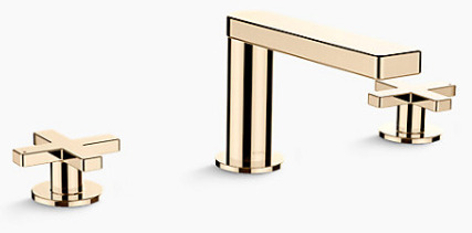 Vòi chậu rửa tay chỉnh kép, tay chỉnh dạng chữ thập Kohler Composed K-73060T-3-AF