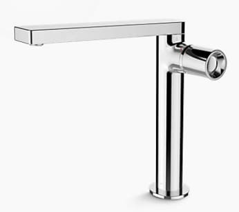 Vòi chậu rửa cao tay chỉnh dạng trụ bên thân vòi Kohler Composed K-73159T-B7-SN