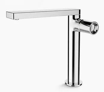 Vòi chậu rửa cao tay chỉnh dạng trụ bên thân vòi Kohler Composed K-73159T-B7-SN