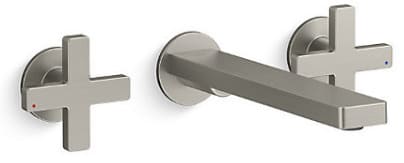 Vòi chậu rửa gắn tường Kohler Composed K-73067T-B3-BN