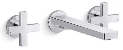 Vòi chậu rửa gắn tường Kohler Composed K-73067T-B3-CP