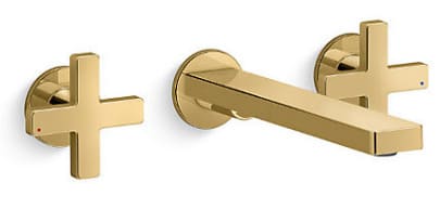 Vòi chậu rửa gắn tường Kohler Composed K-73067T-B3-PGD